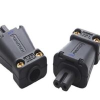 Conector IEC C7 Cablu Alimentare Furutech FI-8N NCF, Contacte Aliaj Cupru Placat Rodiu