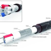 Cablu interconect Neotech NEI-1002, Argint UPOCC 5N Solid, 2 Conductori, 1 metru
