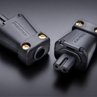 Conector IEC C7 Cablu Alimentare Furutech FI-8N (R), Contacte Aliaj Cupru Placat Rodiu