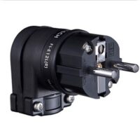 Conector Schuko Cablu Alimentare Furutech FI-E12L (G), Contacte Cupru Placat Aur