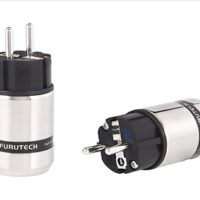 Conector Schuko Cablu Alimentare Furutech FI-E48 NCF(Ag), Contacte Cupru Placat Argint