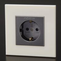 Priza Perete Furutech FP-SWS (G), Contacte Cupru Placat Aur