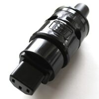 Conector IEC Cablu Alimentare HiFi-Tunning Ultimate, Contacte Cupru-Teluriu Placat Aur