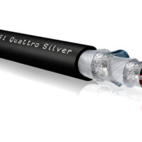 Cablu interconect Viablue NF-S1 Quattro Silver, Cupru OFC 5N Litat, Placat Argint, 1 metru