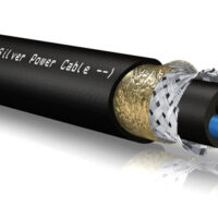 Cablu alimentare Viablue X-60 Silver, Cupru OFC, Placat Argint, Conductori 3x6 mm2, 1 metru