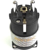 Conector Schuko Cablu Alimentare Neotech NC-P312RH, Contacte Cupru UPOCC 7N Placat Rodiu