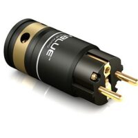 Conector Schuko Cablu Alimentare Viablue T6s, Contacte Aliaj Cupru Placat Aur