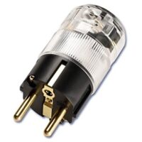 Conector Schuko Cablu Alimentare Wattgate 360i, Contacte Aliaj Cupru Placat Aur