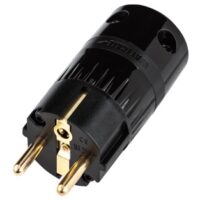 Conector Schuko Cablu Alimentare Wattgate 360 Evo, Contacte Aliaj Cupru Placat Aur