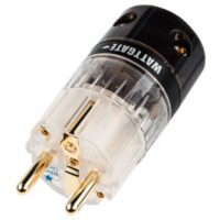Conector Schuko Cablu Alimentare Wattgate 390 Evo Audio Grade, Contacte Cupru Placat Aur