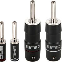 Set 4 Banane ETI Research Brio, Conector Cupru-Teluriu Placat Rodiu