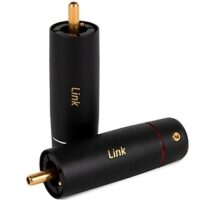 Set 4 Conectori RCA ETI Research Link New, Pin Cupru 1100 Placat Aur