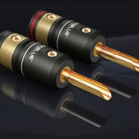 Banana Viablue T6S, Conector Aliaj Cupru Placat Aur