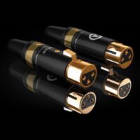 Conector XLR Viablue T6S-F, Pini Aliaj Cupru Placat Aur, Lipire Cu Fludor