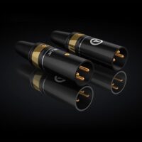 Conector XLR Viablue T6S-M, Pini Aliaj Cupru Placat Aur, Lipire Cu Fludor
