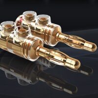 Banana Viablue TS, Conector Aliaj Cupru Placat Aur