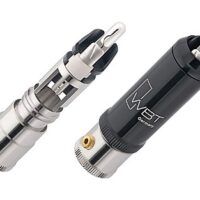 Set 4 x Conectori RCA WBT-0152 Ag Nextgen Signature, Pin Argint