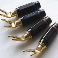 Set 4 Spade Neotech SK-8Y, Conector Cupru Placat Aur