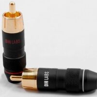 Conector RCA DH Labs Silver Sonic RCA-2C, Pin Cupru Placat Aur