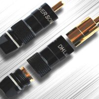 Conector RCA DH Labs Silver Sonic RCA-750, Pin Cupru Placat Aur