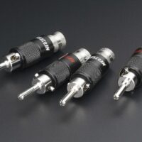 Set 4 Banane Neotech NC-01675RH, Conector Aliaj Cupru Placat Rodiu