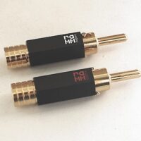 Banana RAMM Audio 20800RT, Conector Cupru-Teluriu Placat Aur