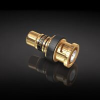 Adaptor RCA-BNC Viablue XS, Contact Aliaj Cupru Placat Aur