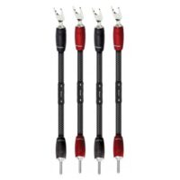 Jumperi BiWire Audioquest Dragon PSS, cu mufe Banana-Spada SureGrip 1000 (set 4buc)