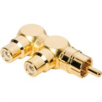 Splitter RCA tip Y, tata - 2x mama, Audioquest M22F-HRD, placat cu aur