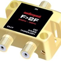 Splitter RF Audioquest F to 2F 75Ω Splitter, 1 IN - 2 OUT