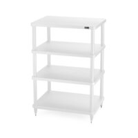 Rack Hi-Fi Solidsteel S3-4 Alb, 4 Polite