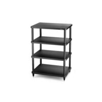 Rack Hi-Fi Solidsteel S3-3 Negru, 3 Polite