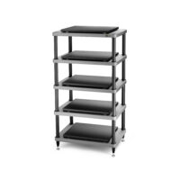Rack Hi-Fi Solidsteel S5-5 Negru Argintiu, Editie Aniversara 30 Ani