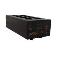 Multipriza Si Filtru De Curent Ludic Kratos, 8 Prize, 6 Filtrate Si 2 Fara Filtru, Finisaj Negru