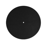 Mat Pentru Pick-up Ludic Audio, 2 Fete, Piele Naturala Si Vinil
